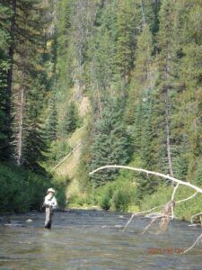 flyfishing the st joe river in north idaho